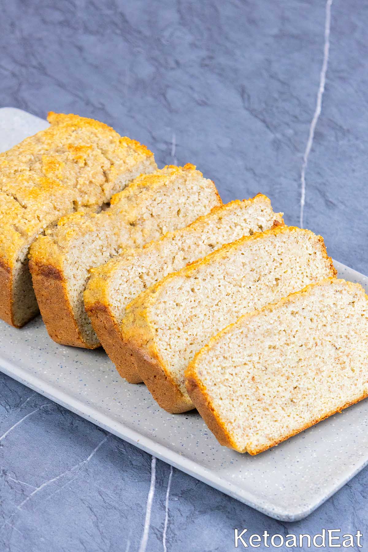 KetoAndEat Keto Banana Bread