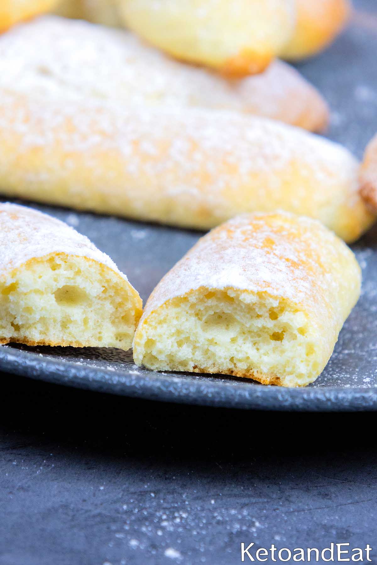 KetoAndEat Keto Ladyfingers