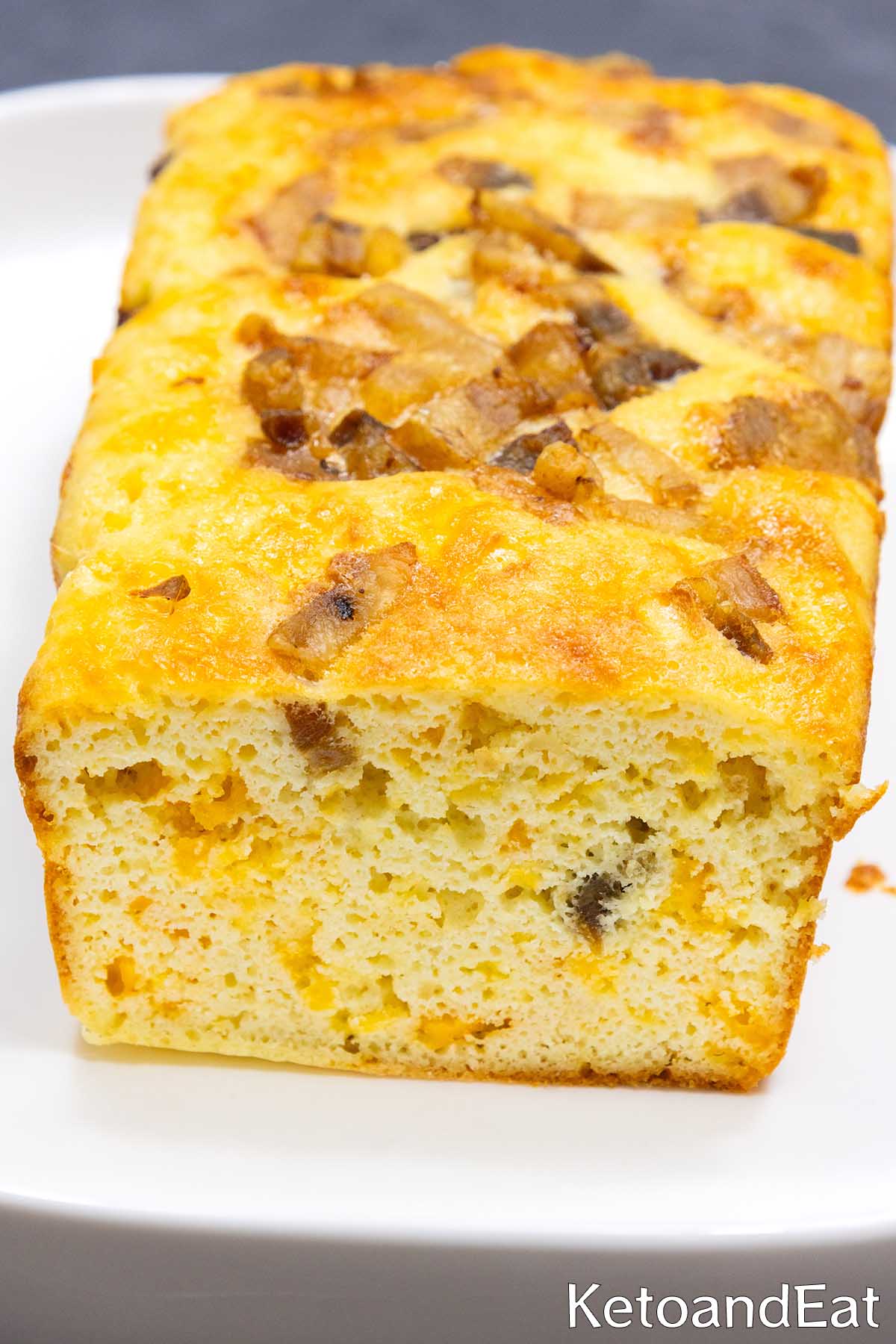 Low Carb Bacon Cheddar Bread Recipe