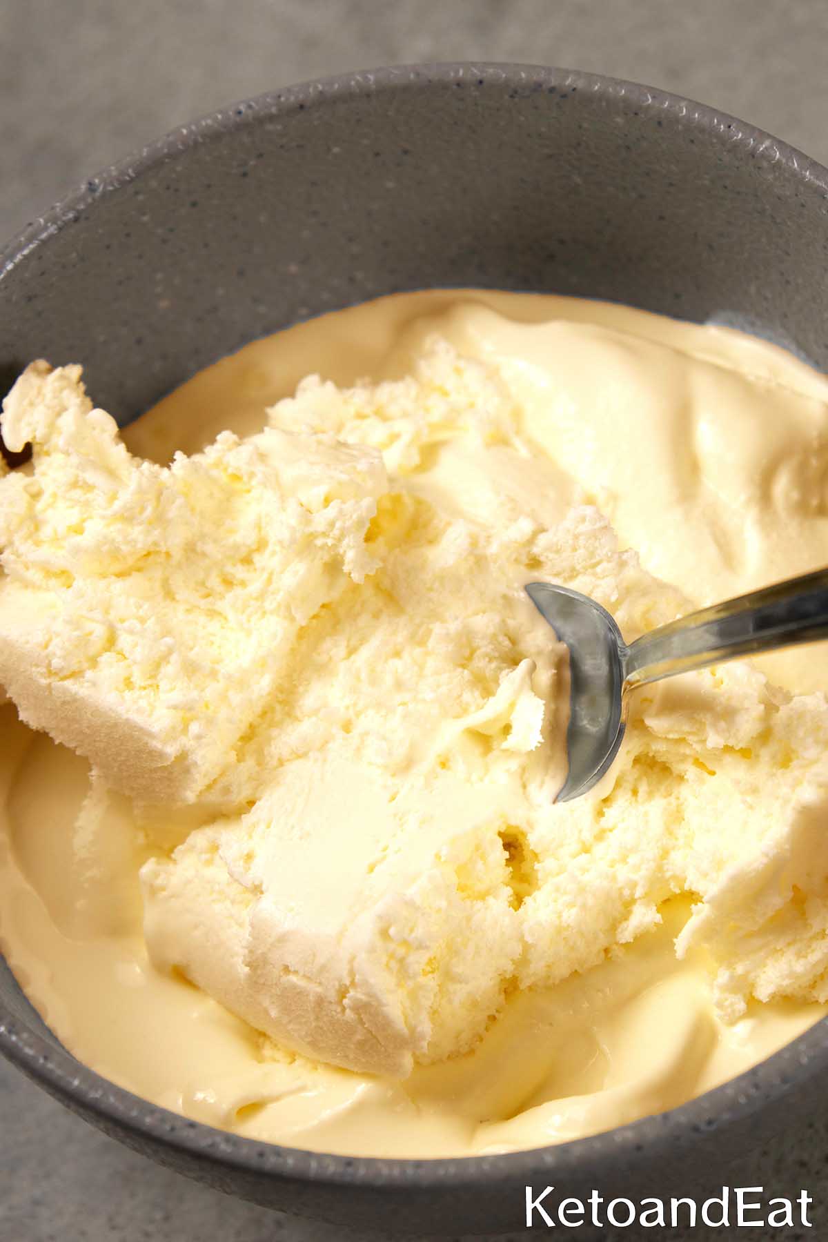 Low Carb Carnivore Browned Butter Ice Cream