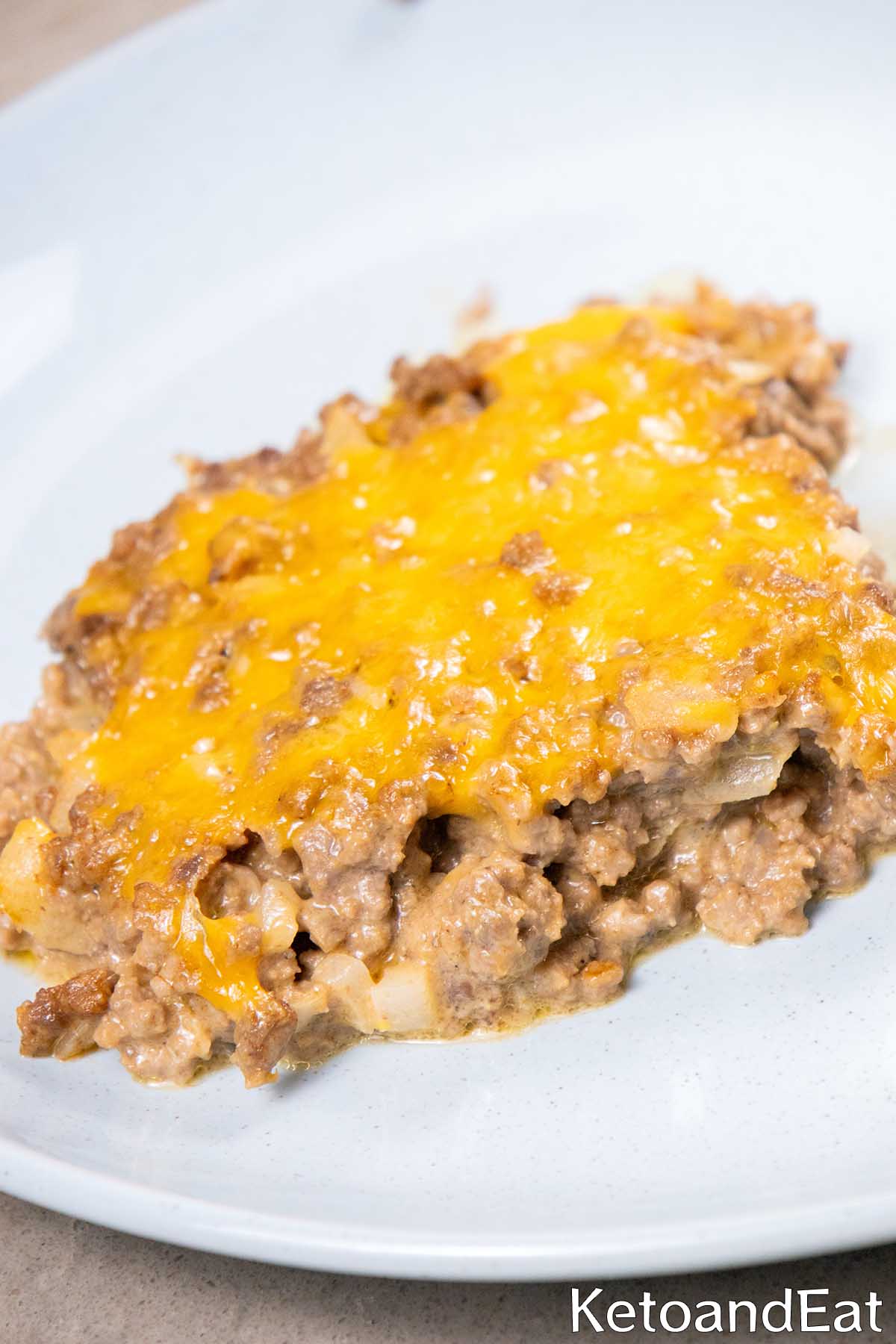 Low Carb Cheeseburger Casserole