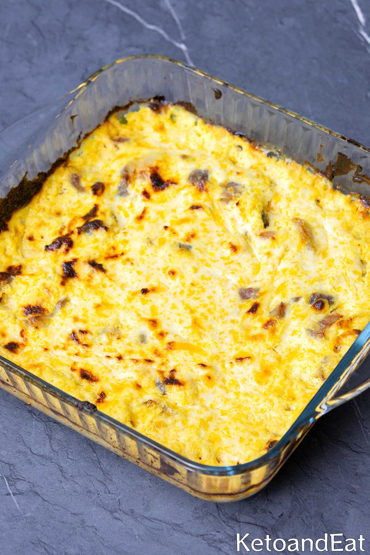 Low Carb Cheesy Bacon Dip