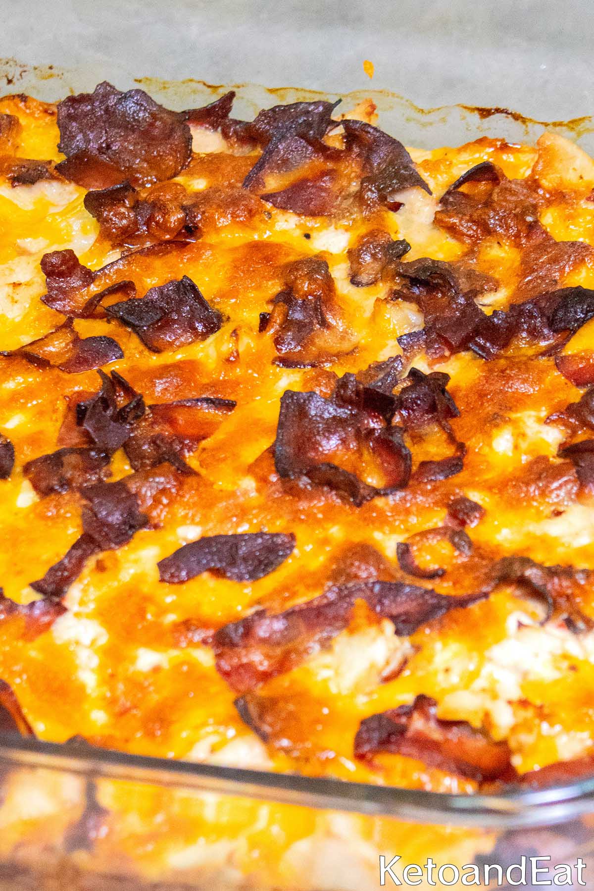 Low Carb Chicken & Bacon Casserole