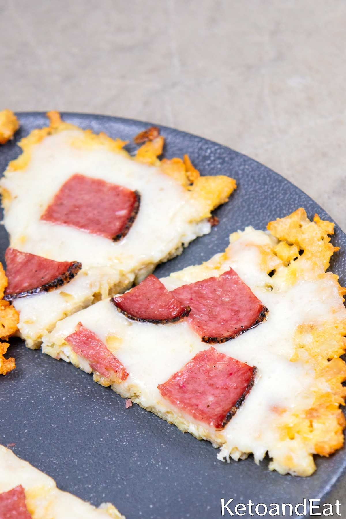 Low Carb Chicken Pizza Crust 