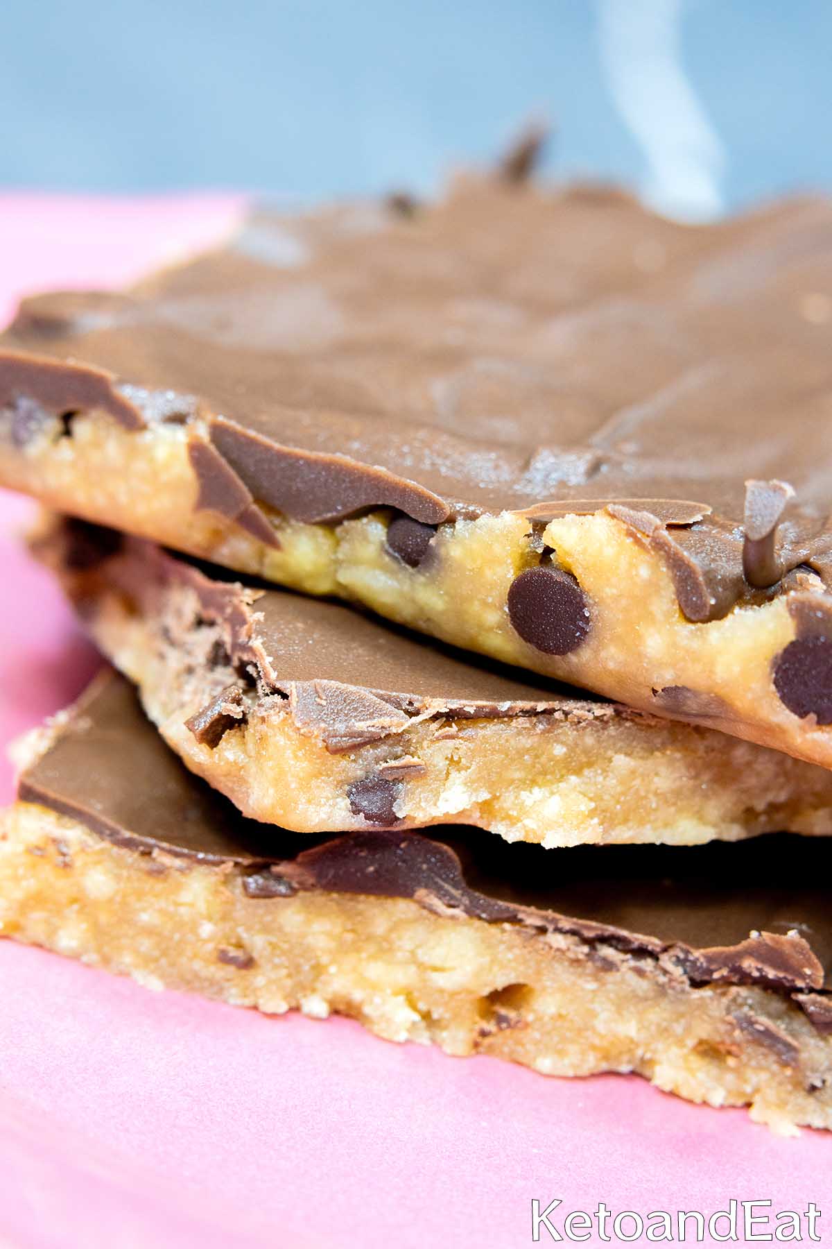 Low Carb Cookie Dough Bark
