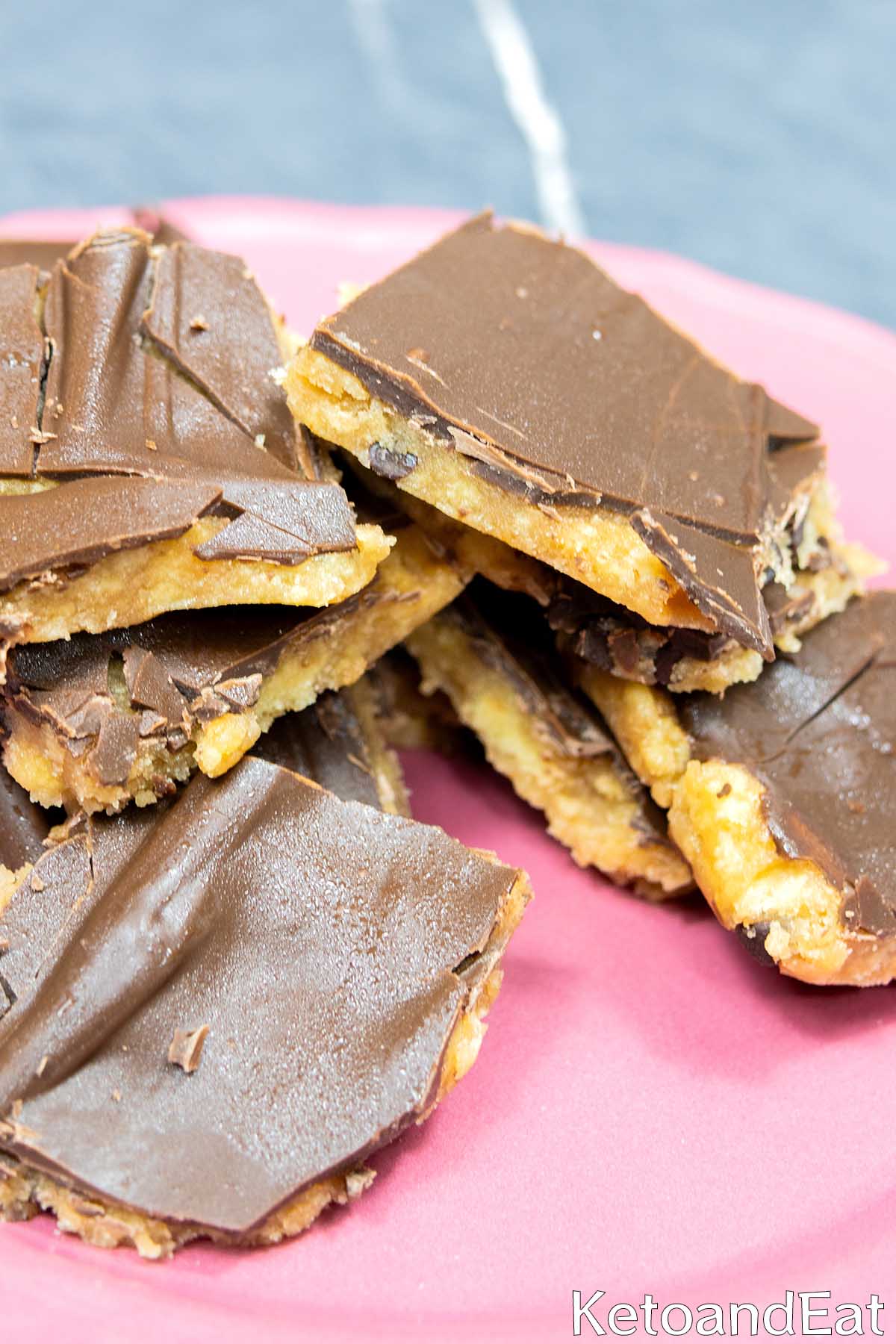 Low Carb Cookie Dough Bark