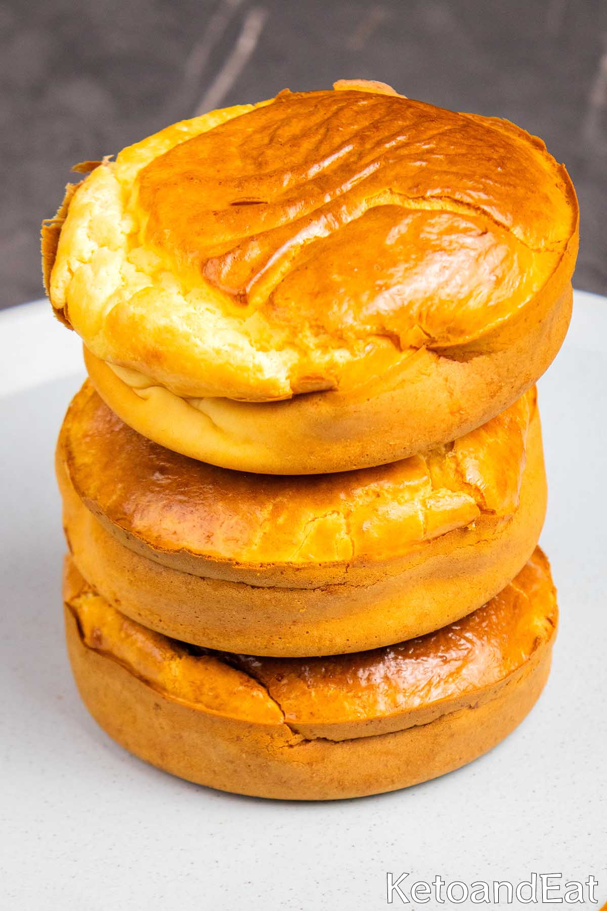 Low Carb Cream Cheese Burger Buns