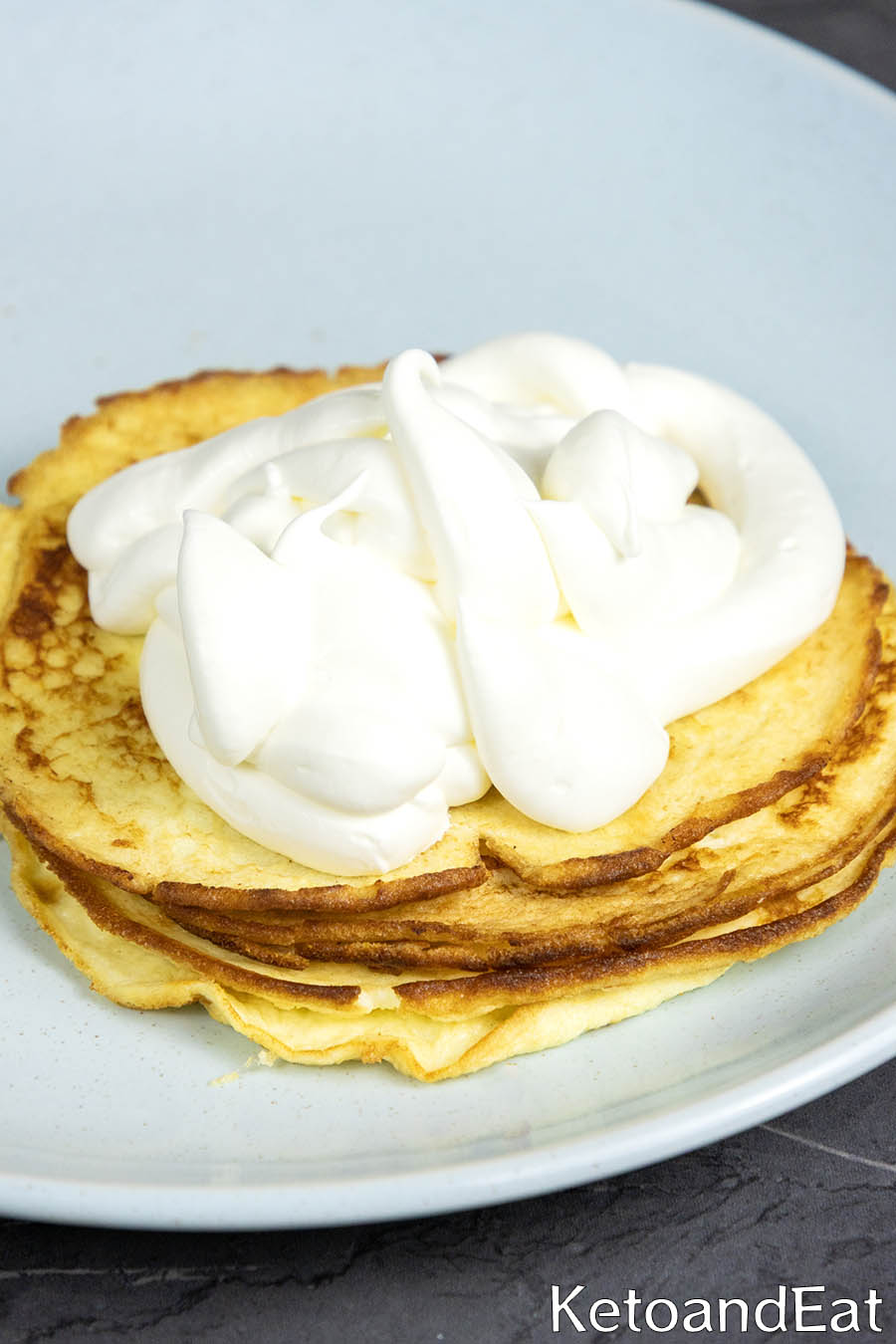 Low Carb Cream Cheese Pancakes 2