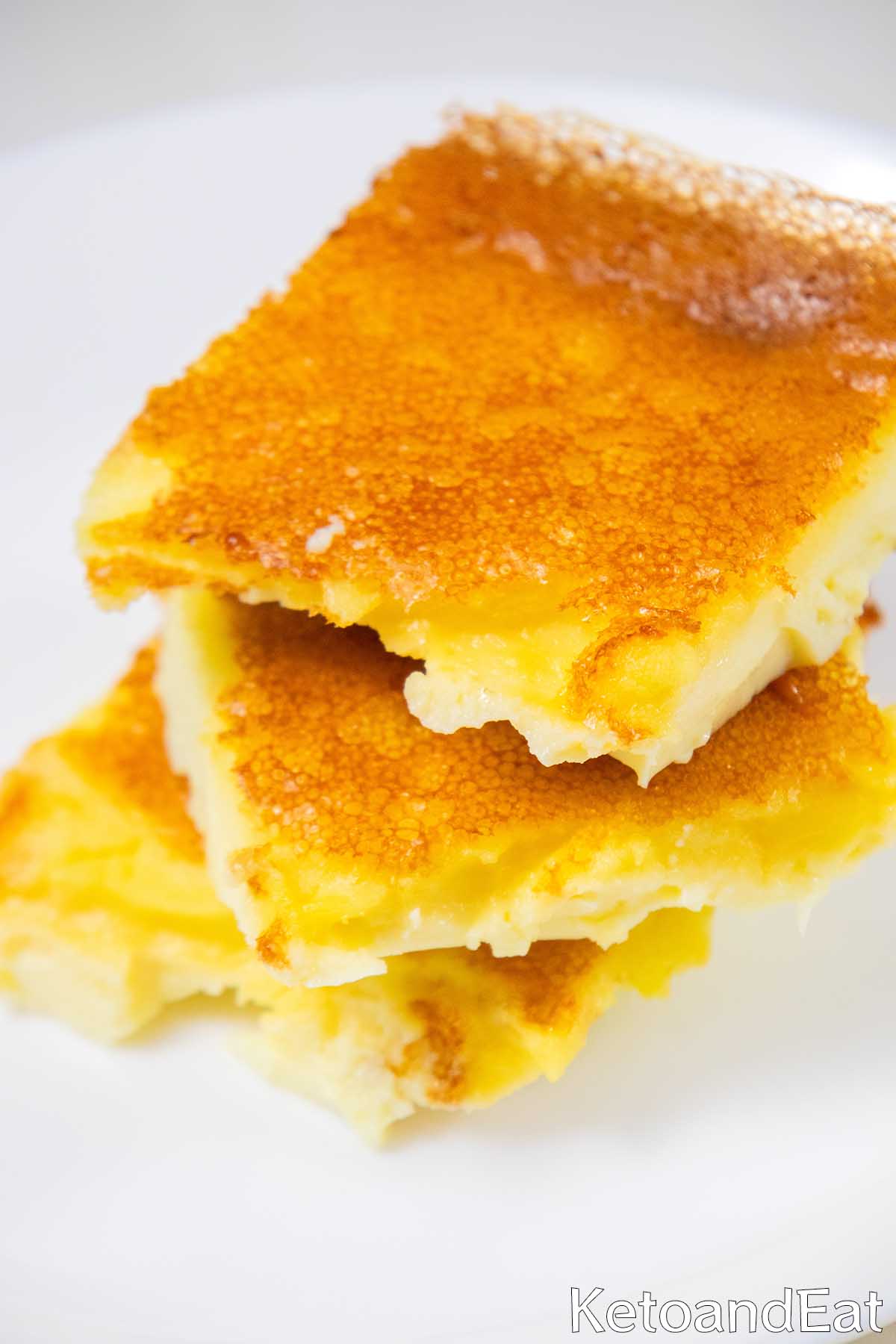 Low Carb Creme Brulee Bars