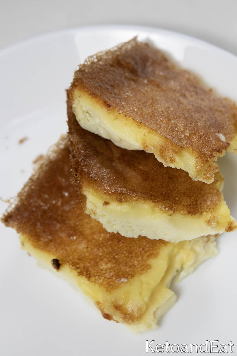 Low Carb Creme Brulee Bars