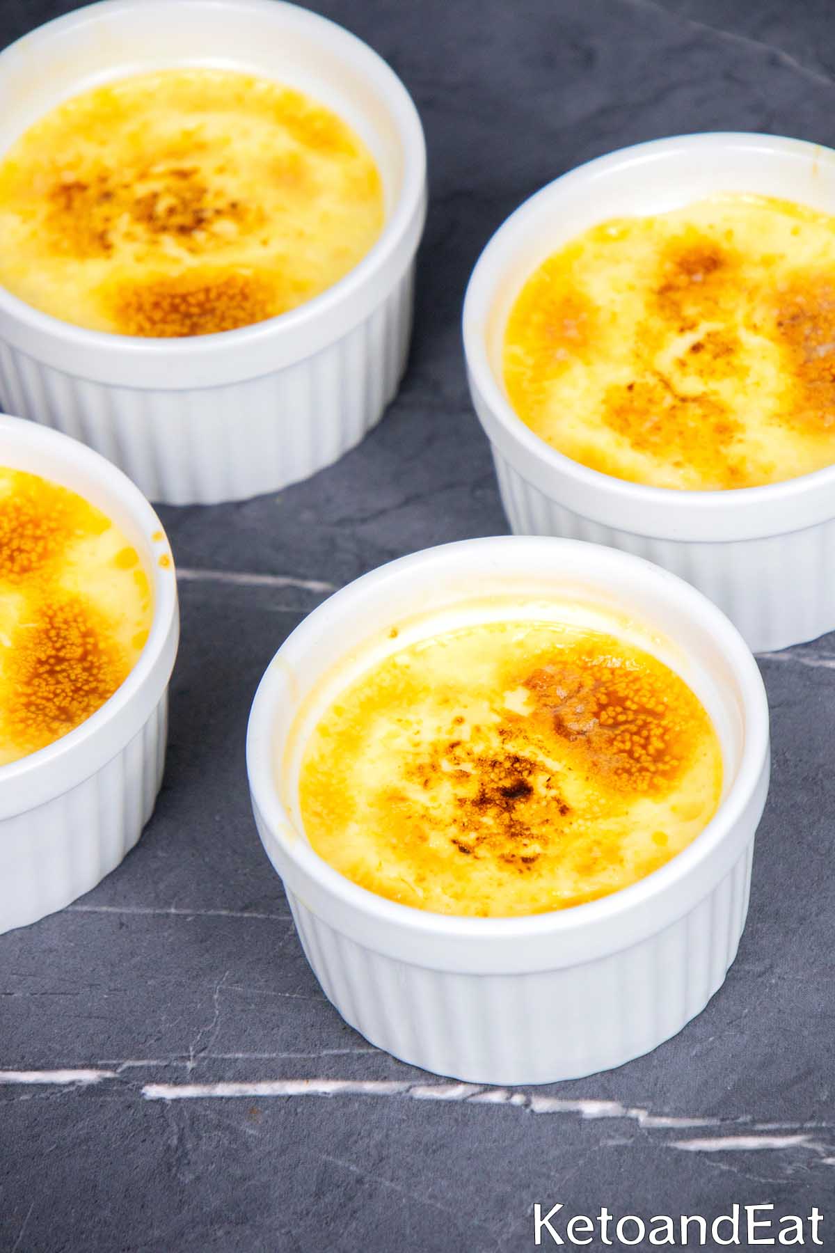 Low Carb Creme Brulee