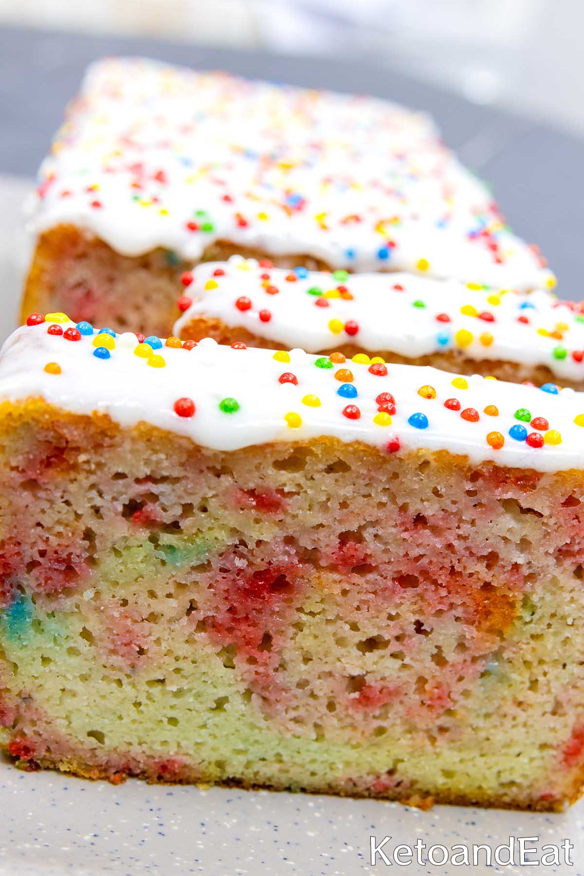 Low Carb Funfetti Party Cake Recipe