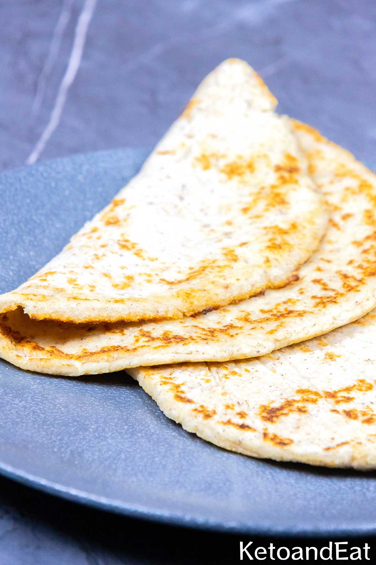 Low Carb Keto Almond Flour Tortilla