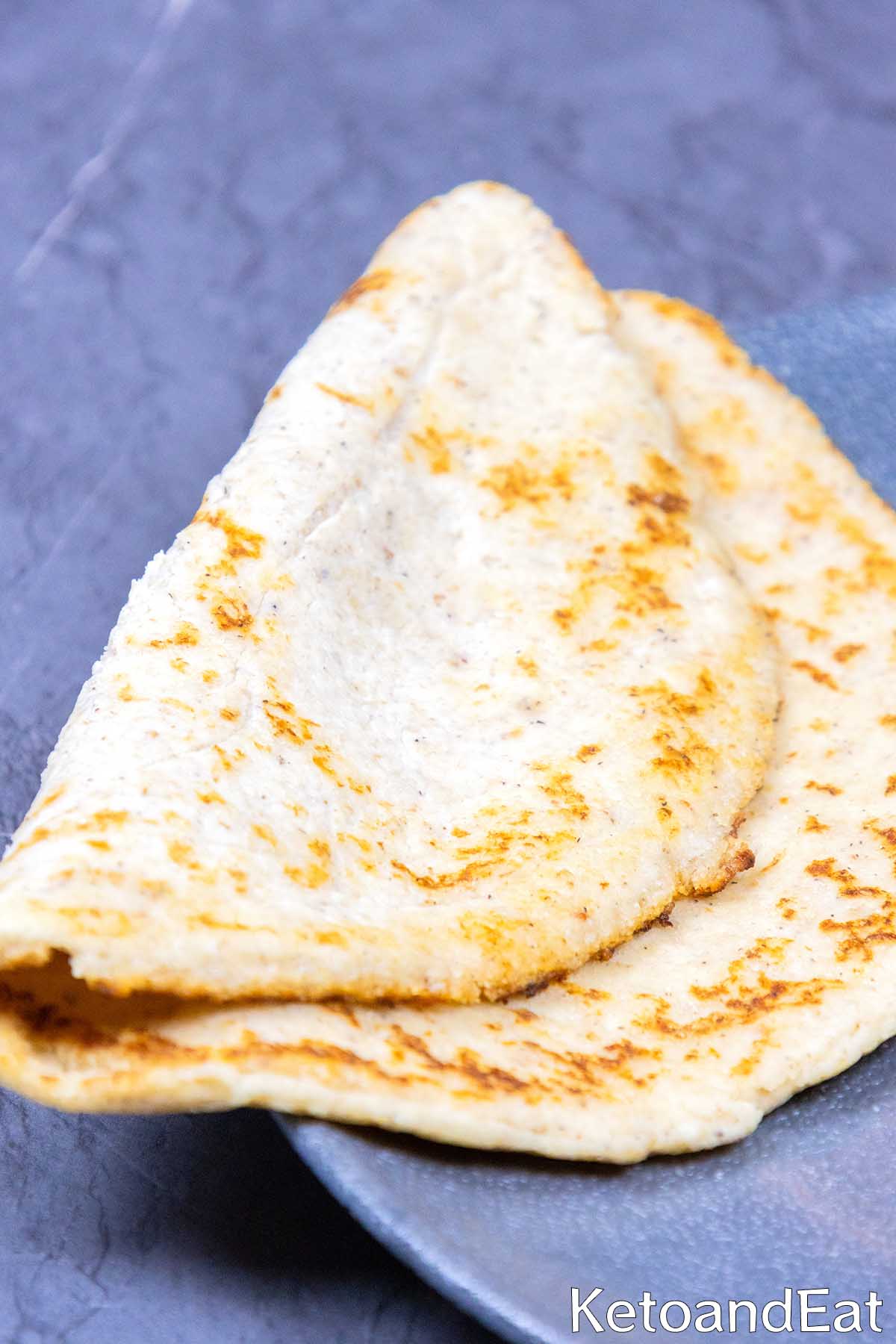 Keto Almond Flour Tortilla