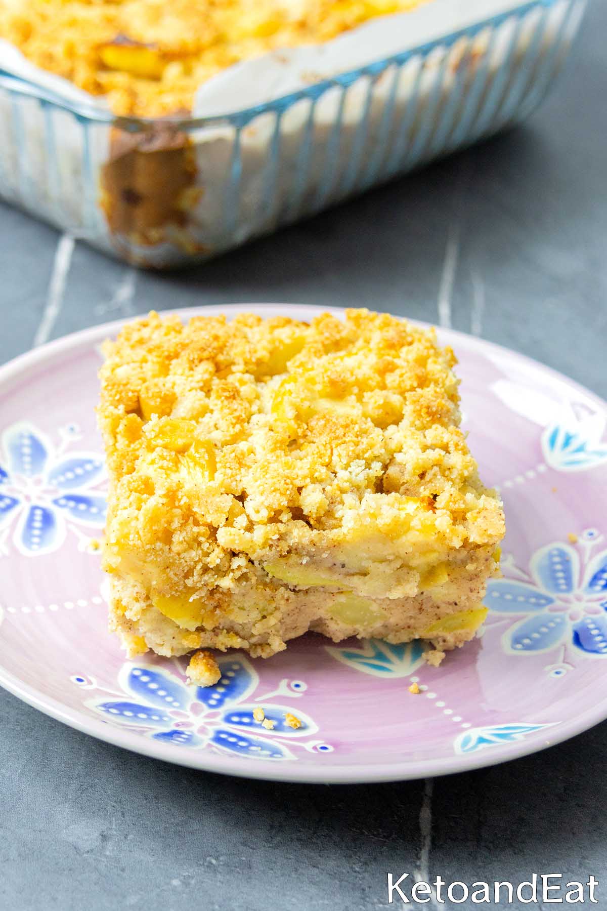 Low Carb Keto Apple Cake
