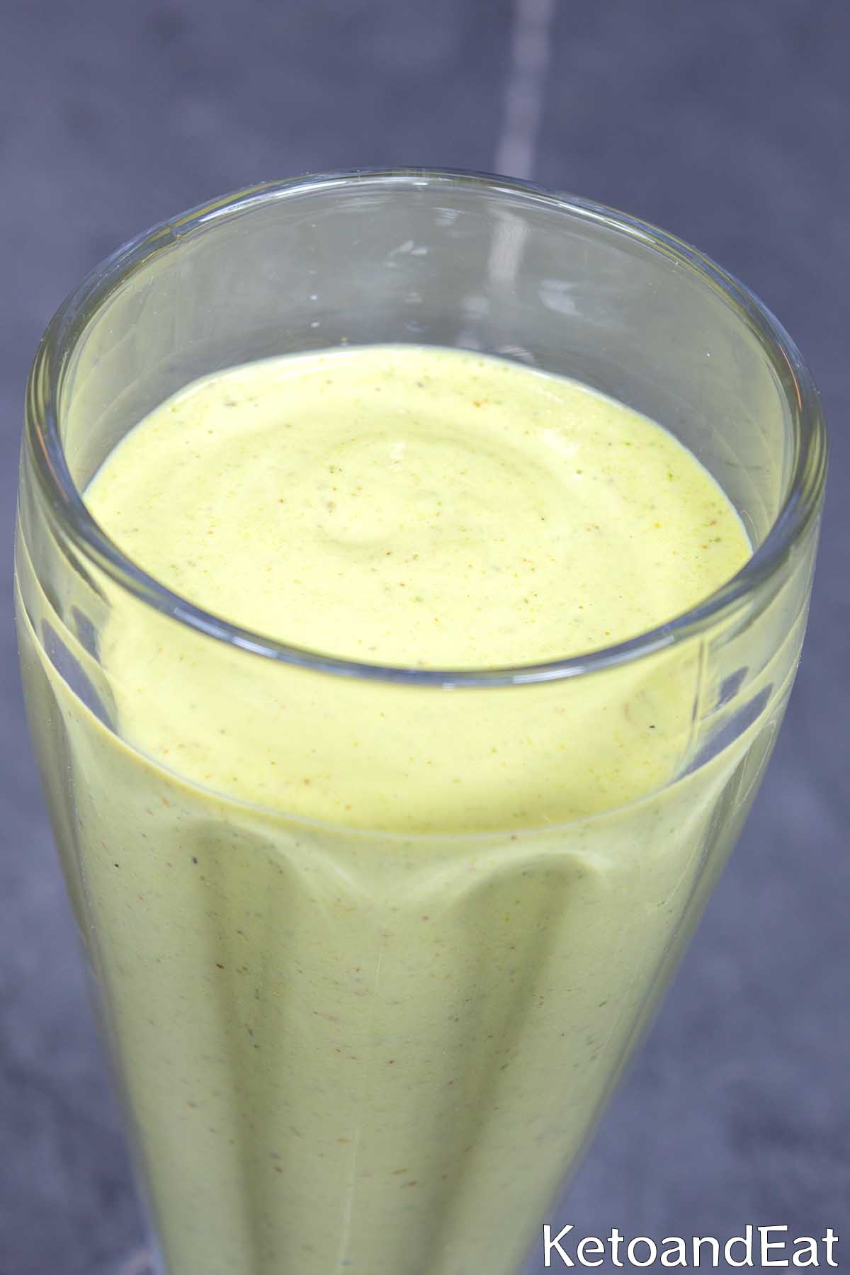 Low Carb Keto Avocado Smoothie