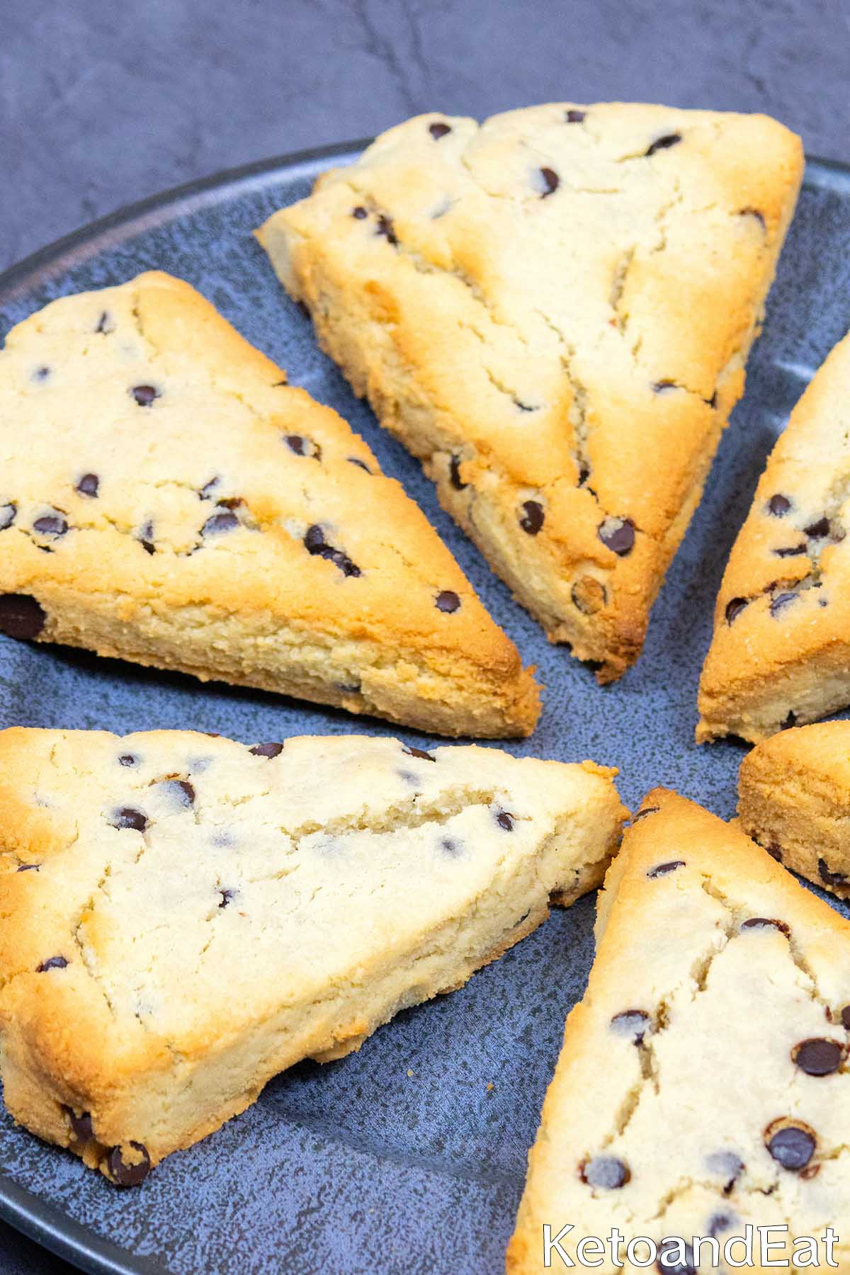 Low Carb Keto Chocolate Chip Scones Recipe