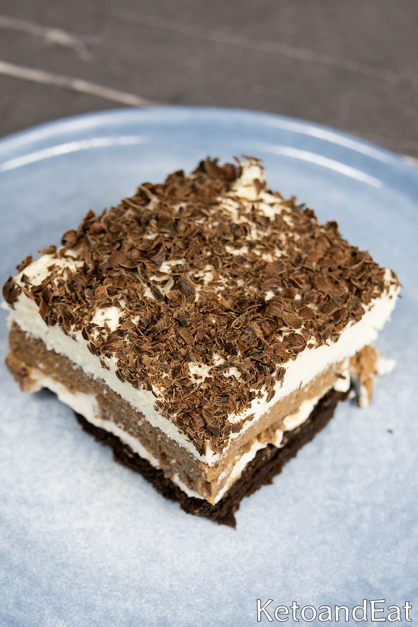 Low Carb Keto Chocolate Lasagna 