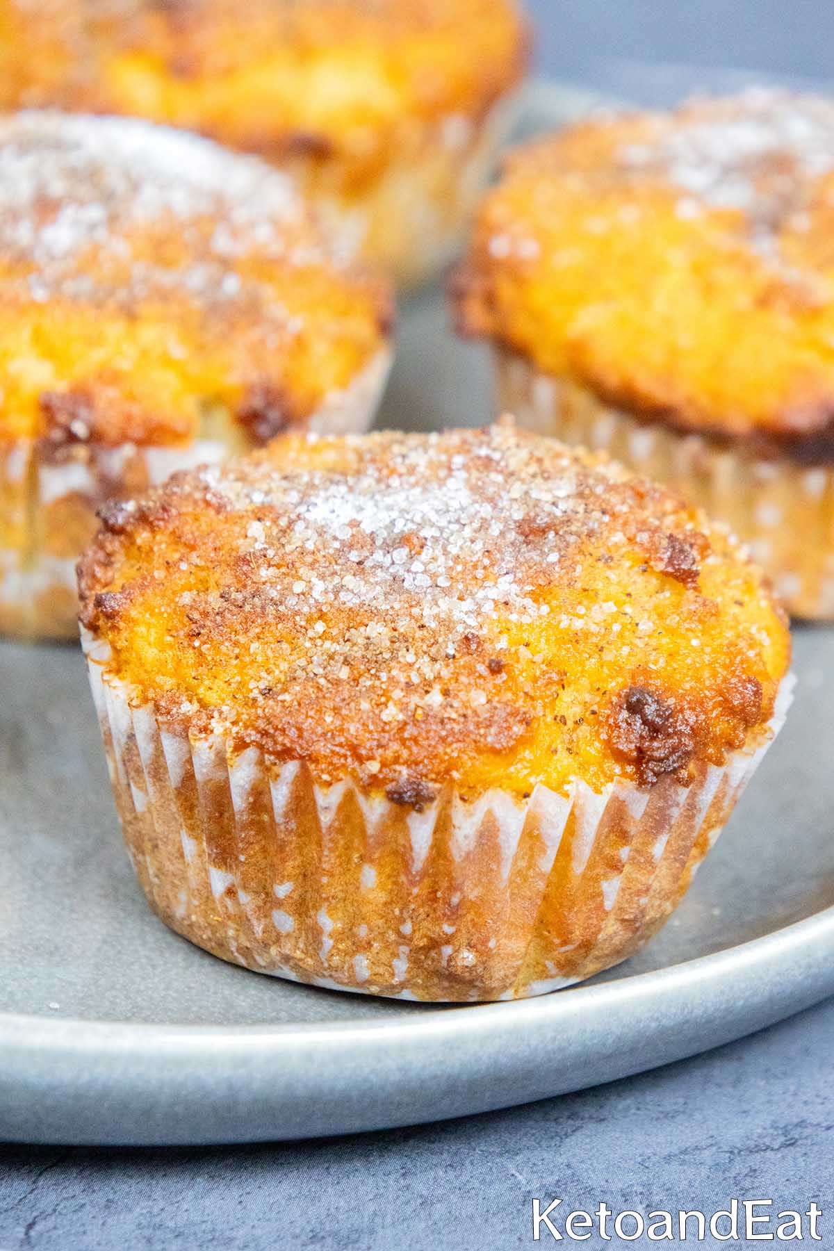 Low Carb Keto Cinnamon Donut Muffins