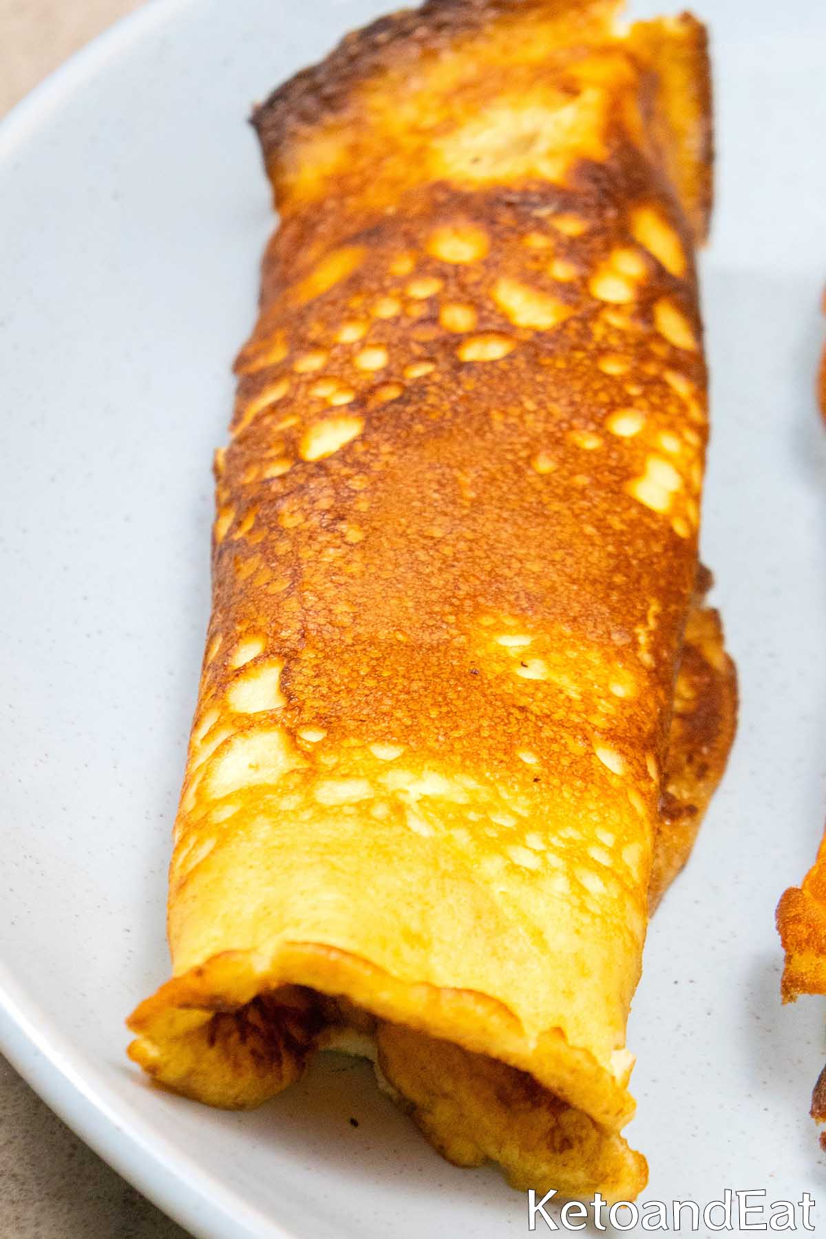 Keto Cream Cheese Crepes