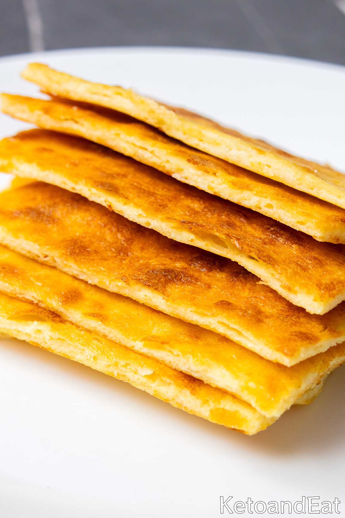 Low Carb Keto Cream Cheese Flatbread