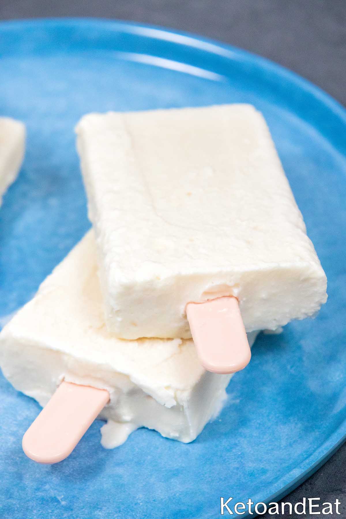 Low Carb Keto Creamy Popsicles Recipe