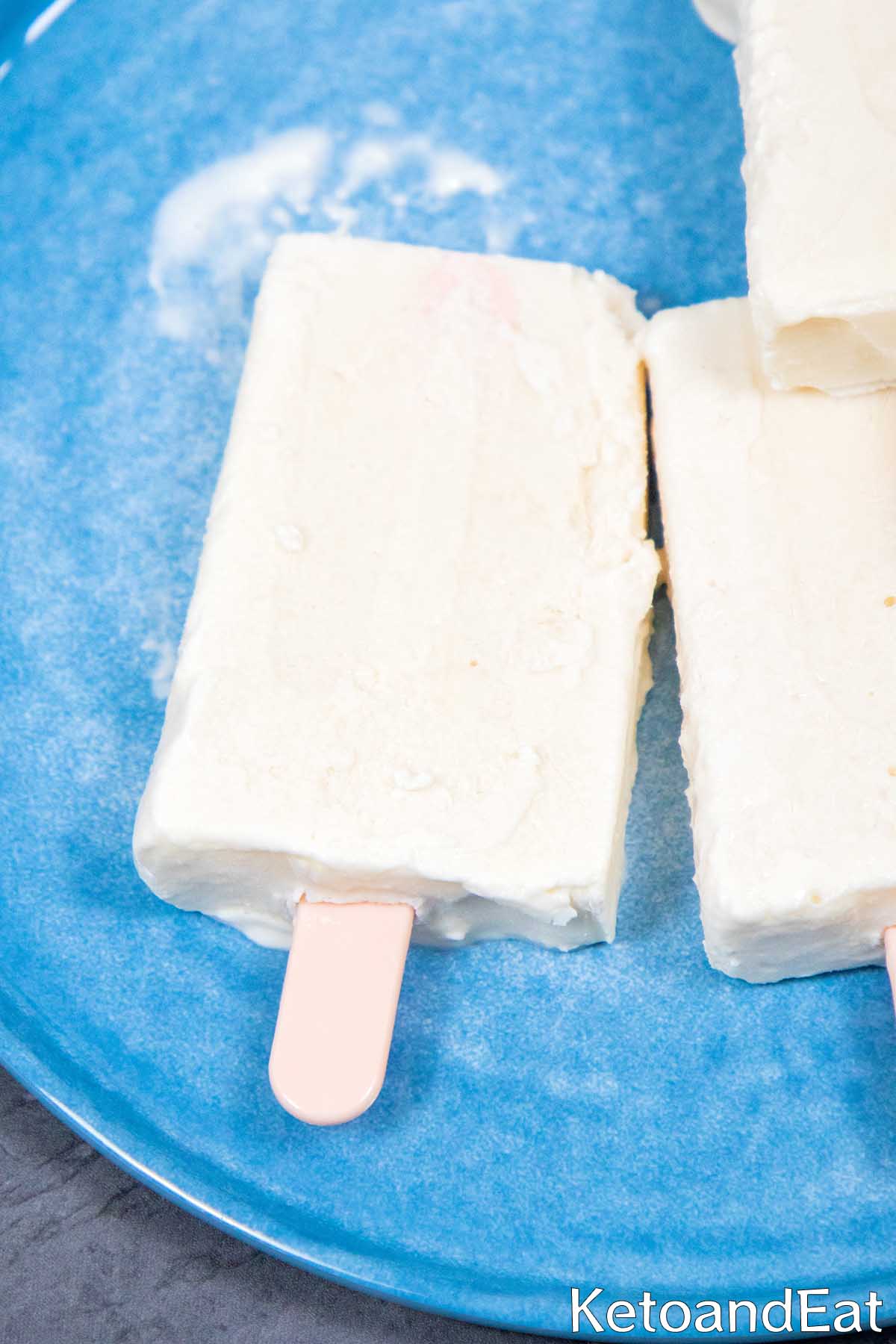 Low Carb Keto Creamy Popsicles