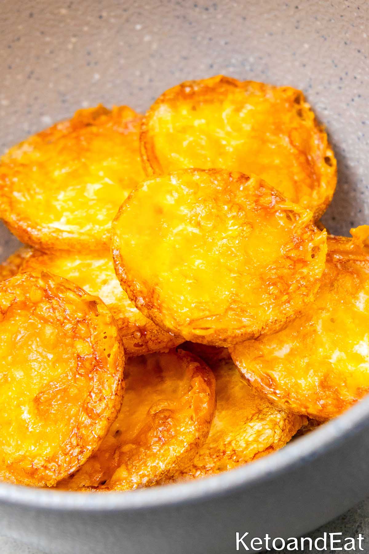 Low Carb Keto Egg White Chips