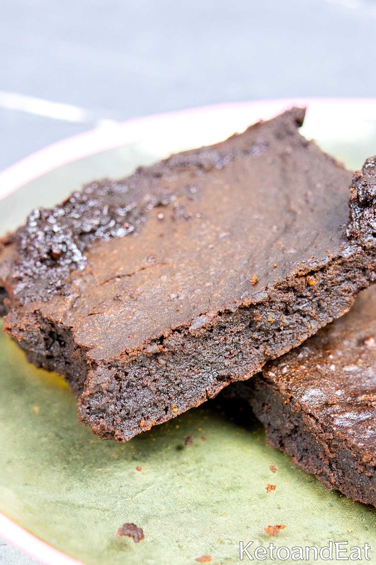 Low Carb Keto Fudgy Cocoa Brownies