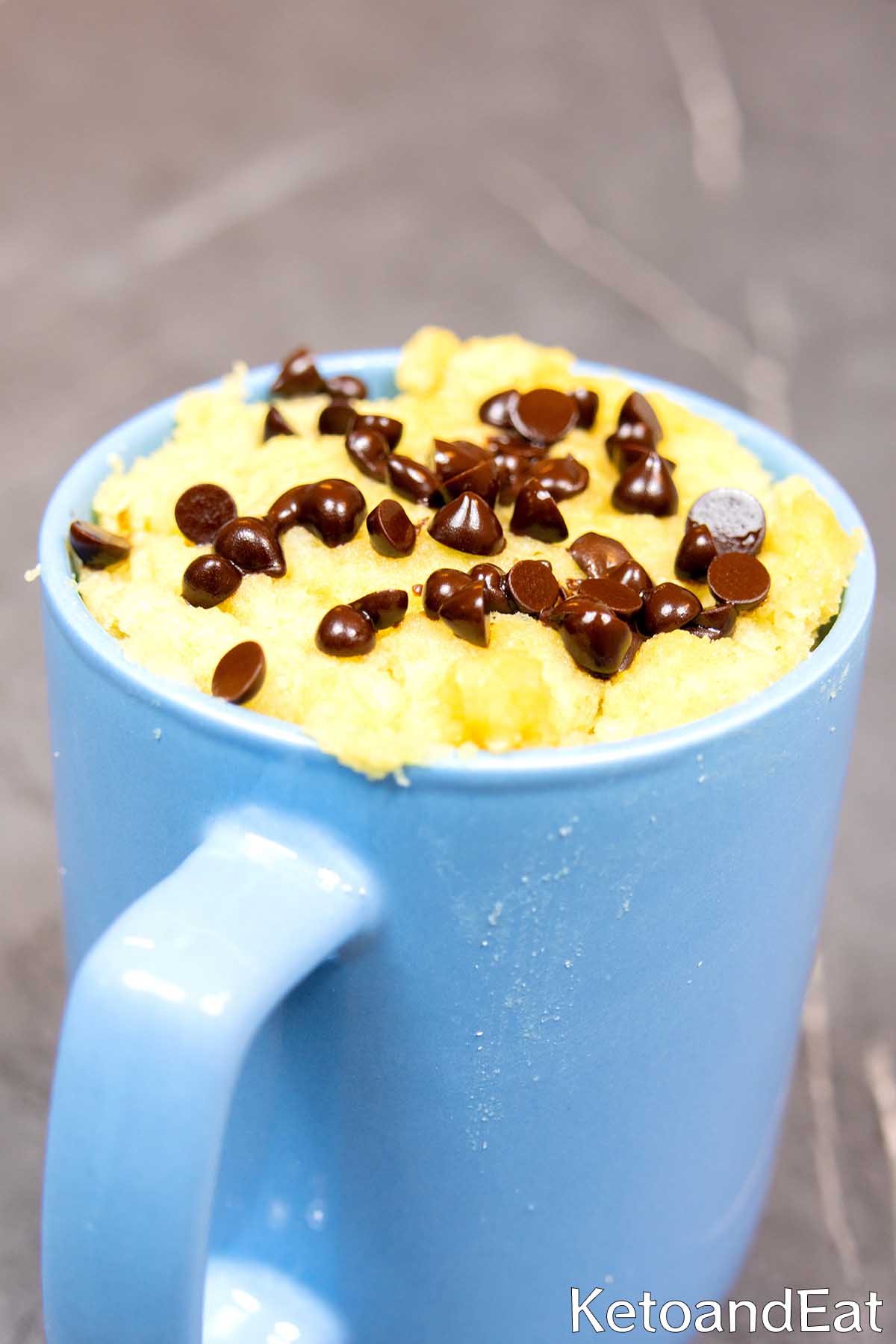 Low Carb Keto Lemon Mug Cake