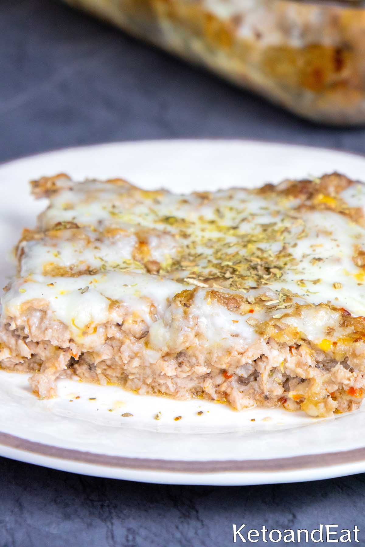 Low Carb Keto Meat Pizza