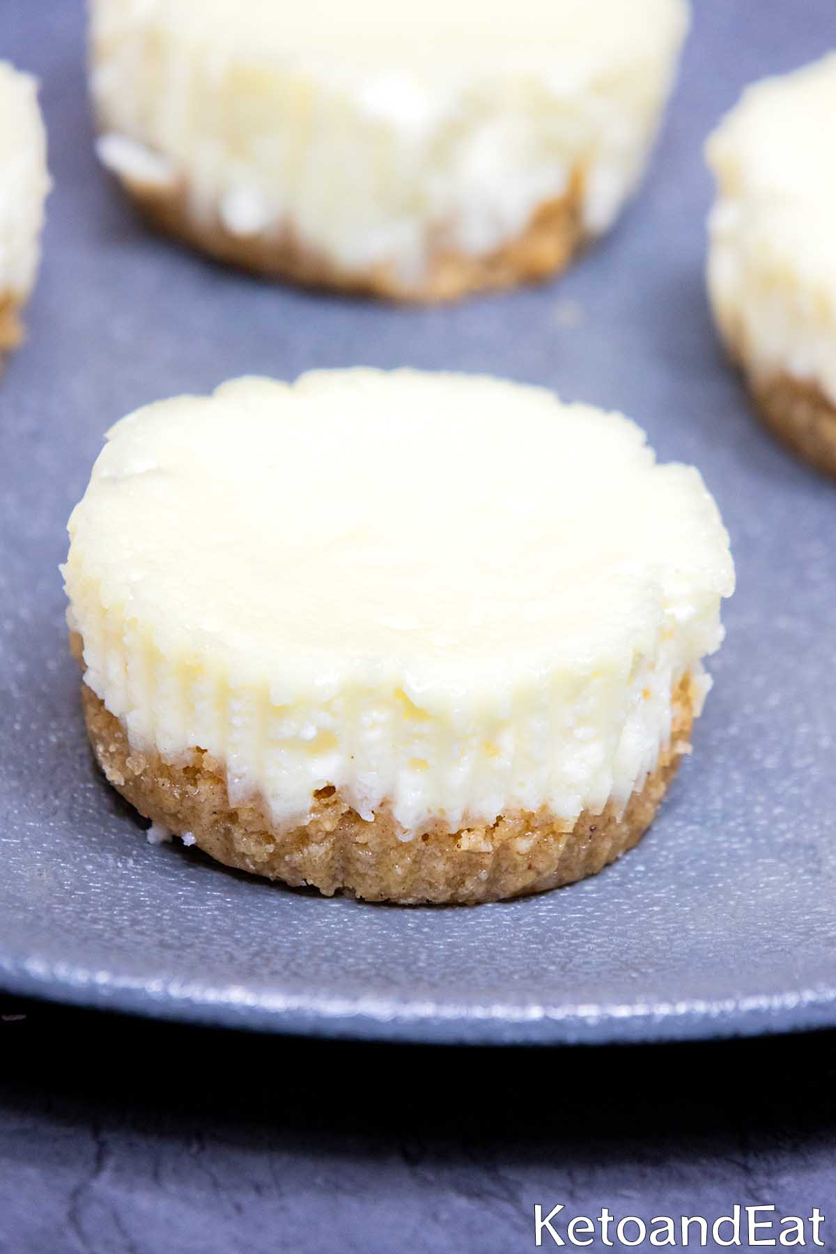 Low Carb Keto Mini Cheesecake Bites