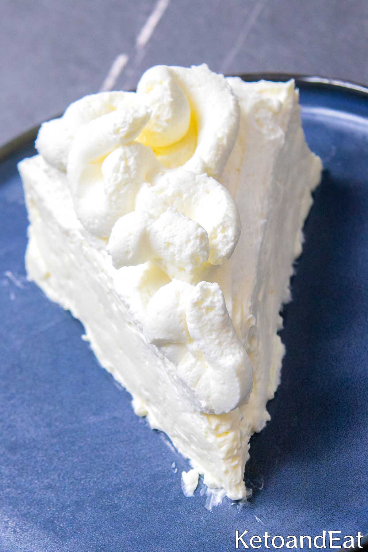 Low Carb Keto No Bake Cheesecake