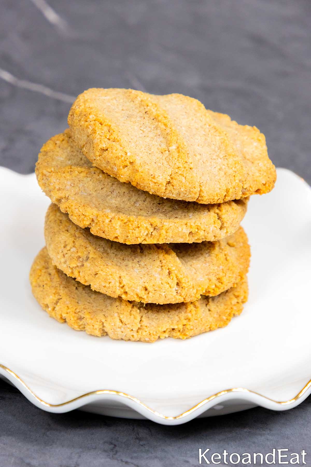 Low Carb Keto Pumpkin Spice Cookies