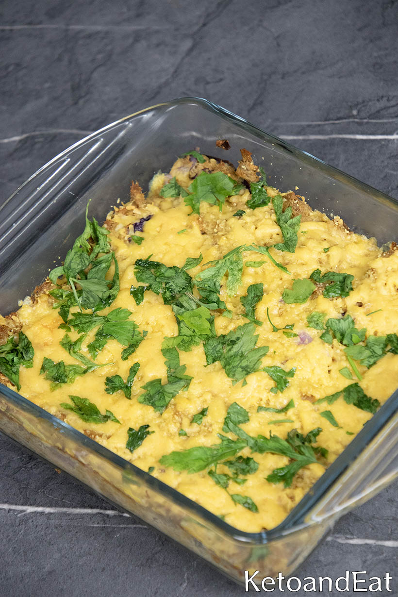 Low Carb Keto Tuna Casserole 