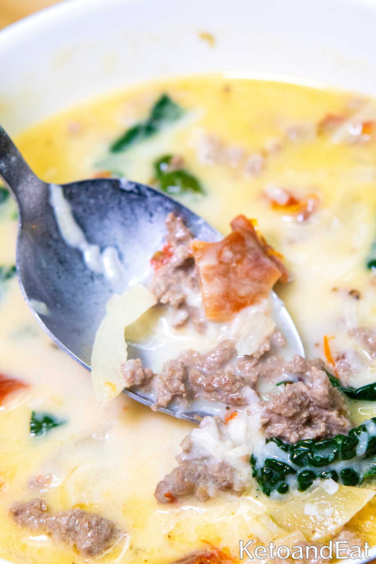 Low Carb Keto Tuscan Soup