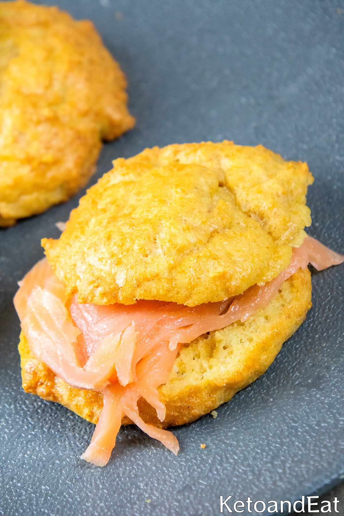 Low Carb Salmon Biscuits