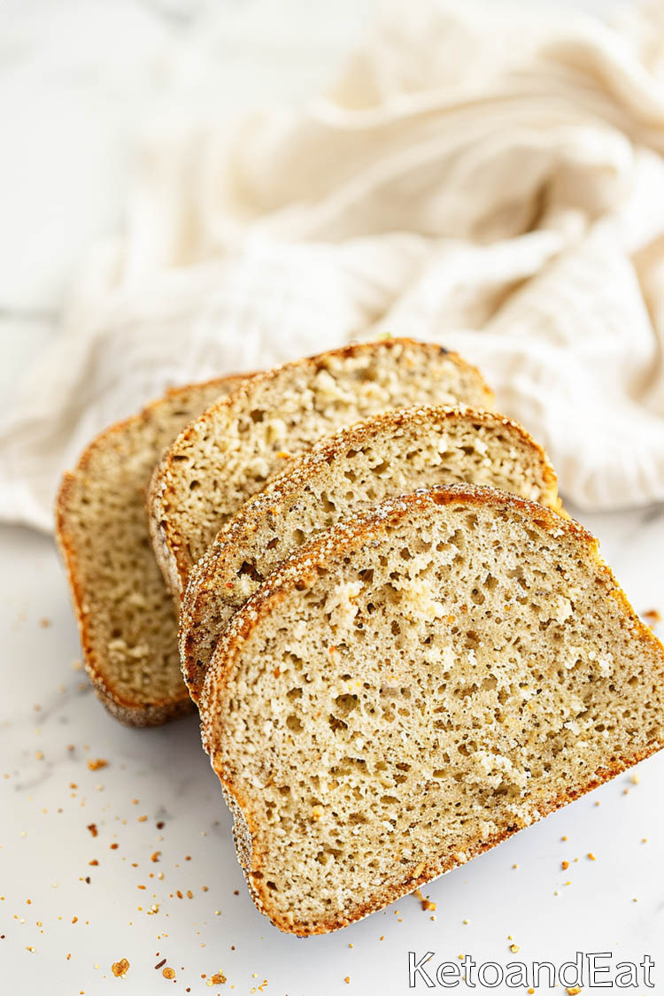 Keto Sourdough Bread - Perfect Keto Bread - Perfect Texture