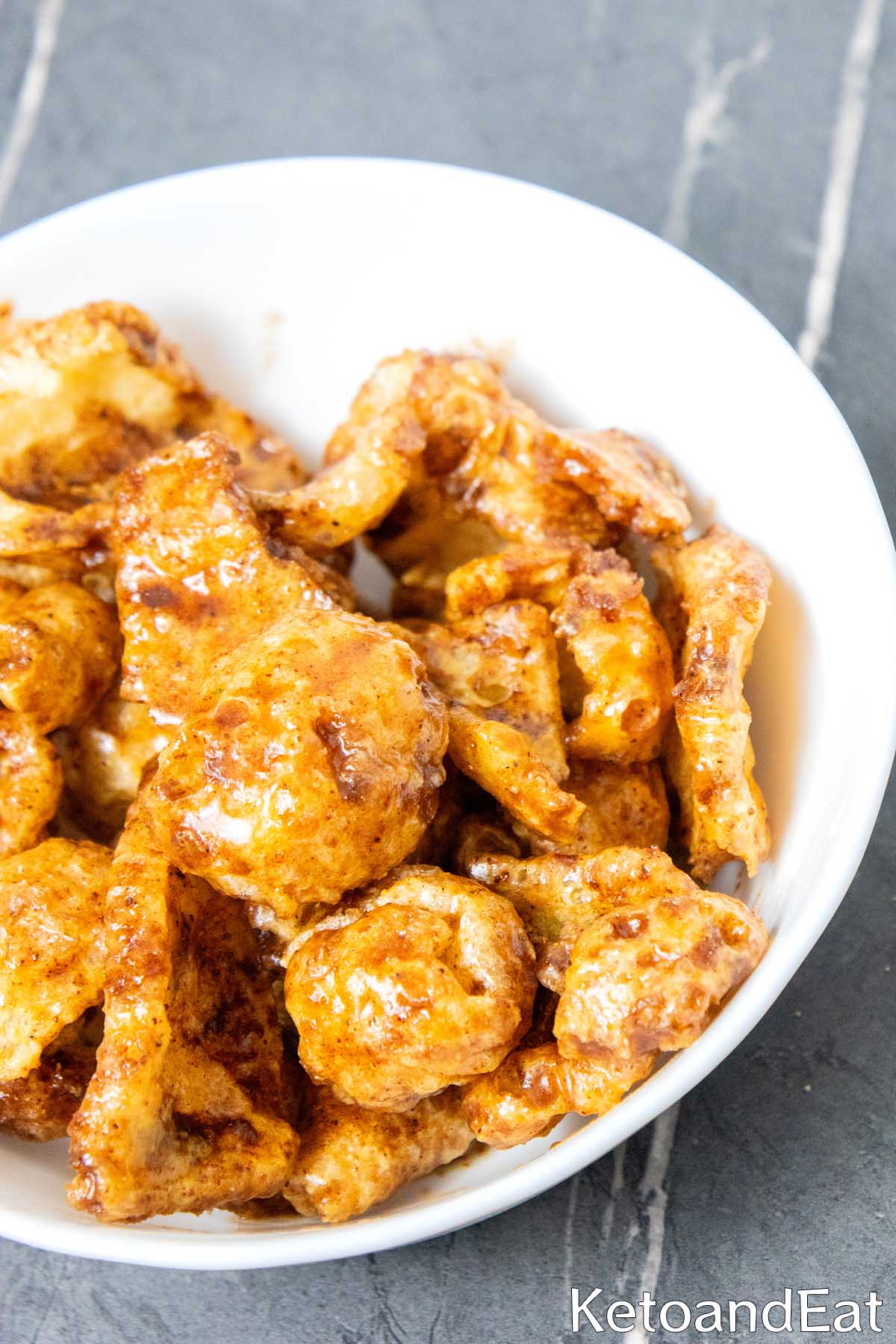 Low Carb Sweet Pork Rinds Snack