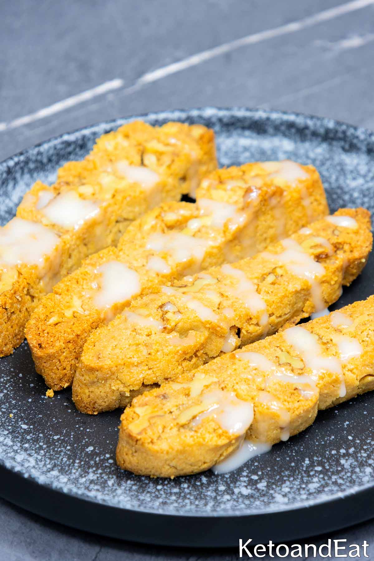Low Carb Walnut & Maple Biscotti