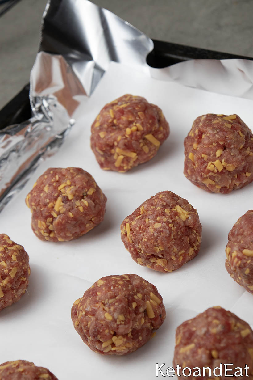 Making Carnivore Breakfast Meatballs