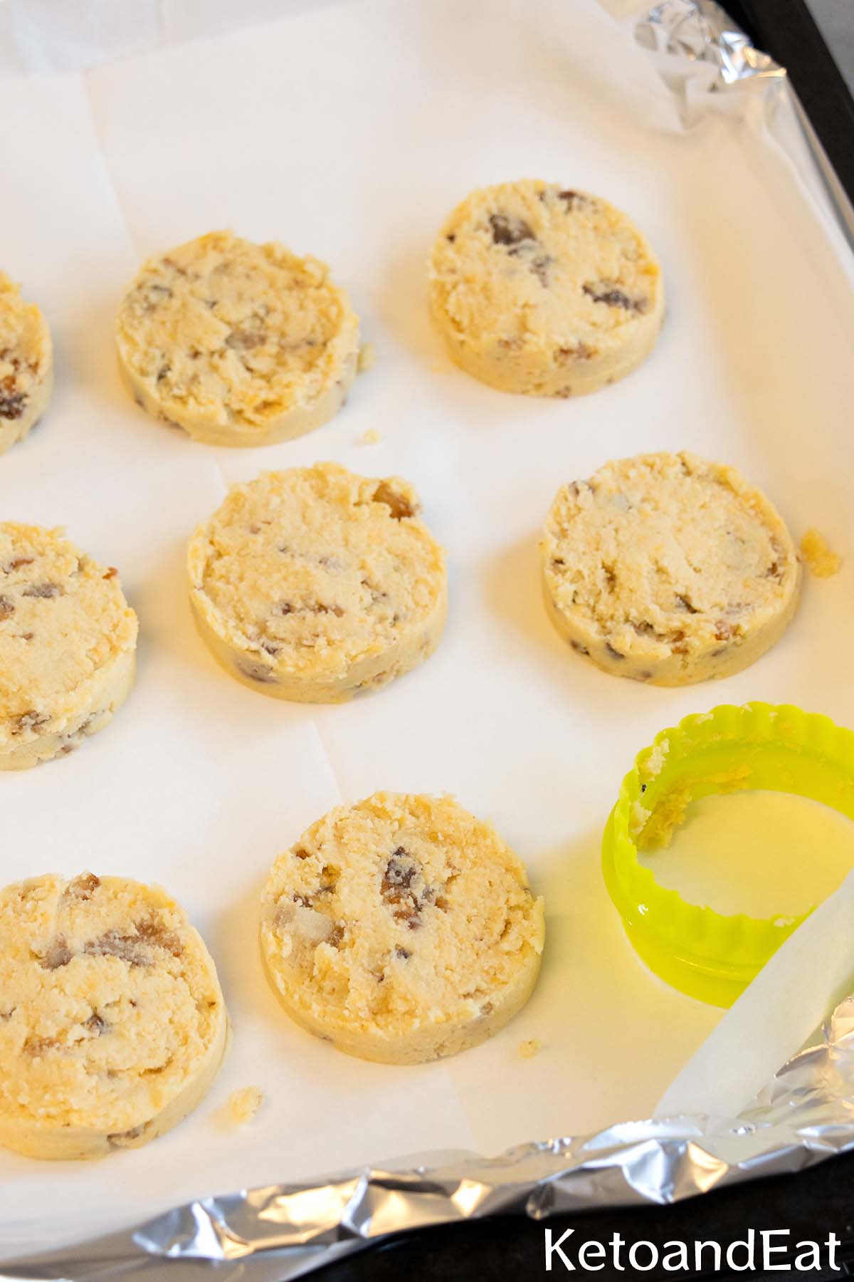 Making Keto Sour Cream & Cheddar Bacon Biscuits