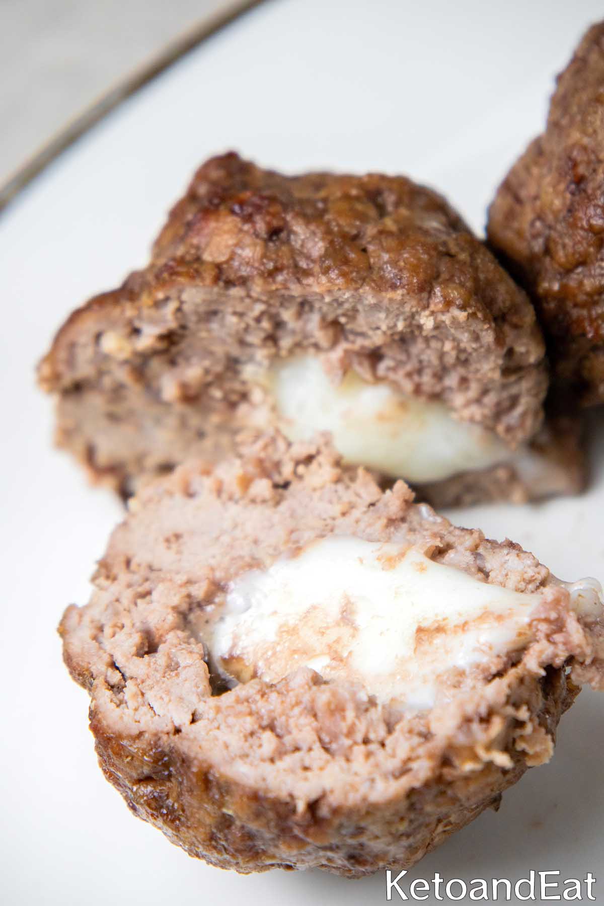 Mozzarella Stuffed Meatballs Recipe