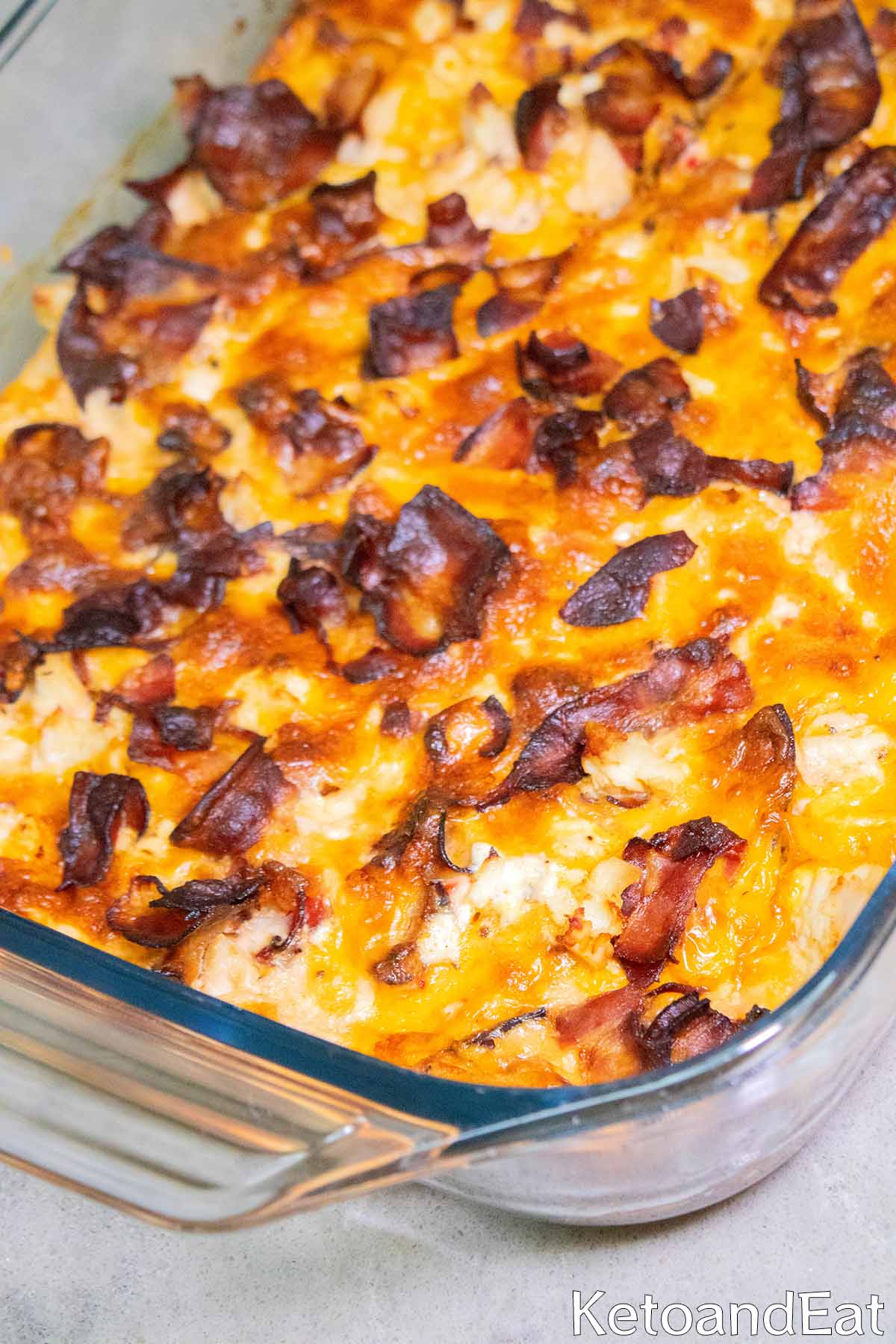 My Carnivore Chicken & Bacon Casserole
