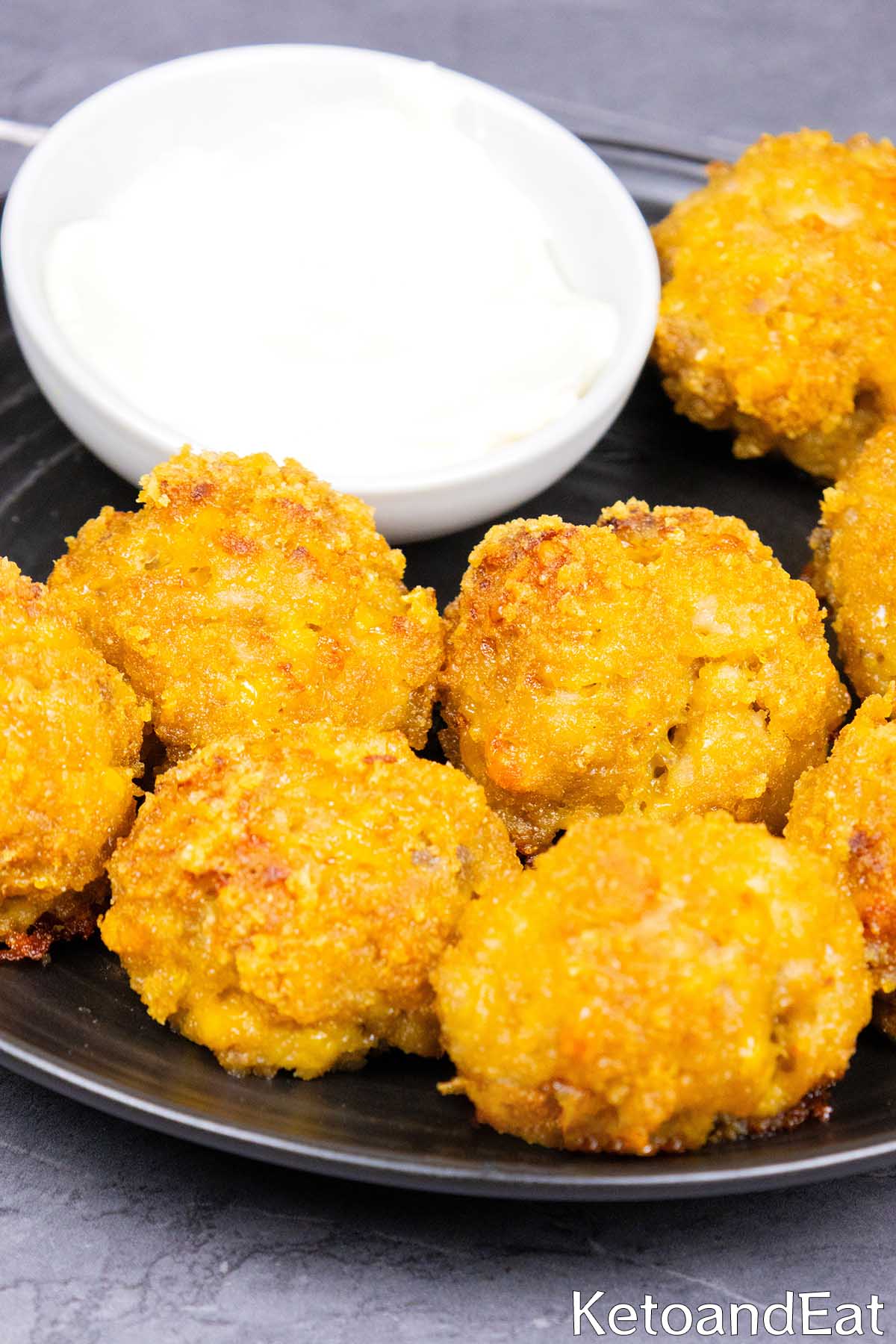 My Keto Crispy Sausage Balls