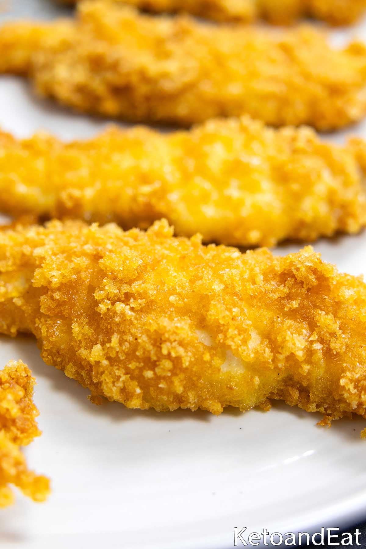 No Carb Fried Chicken Strips