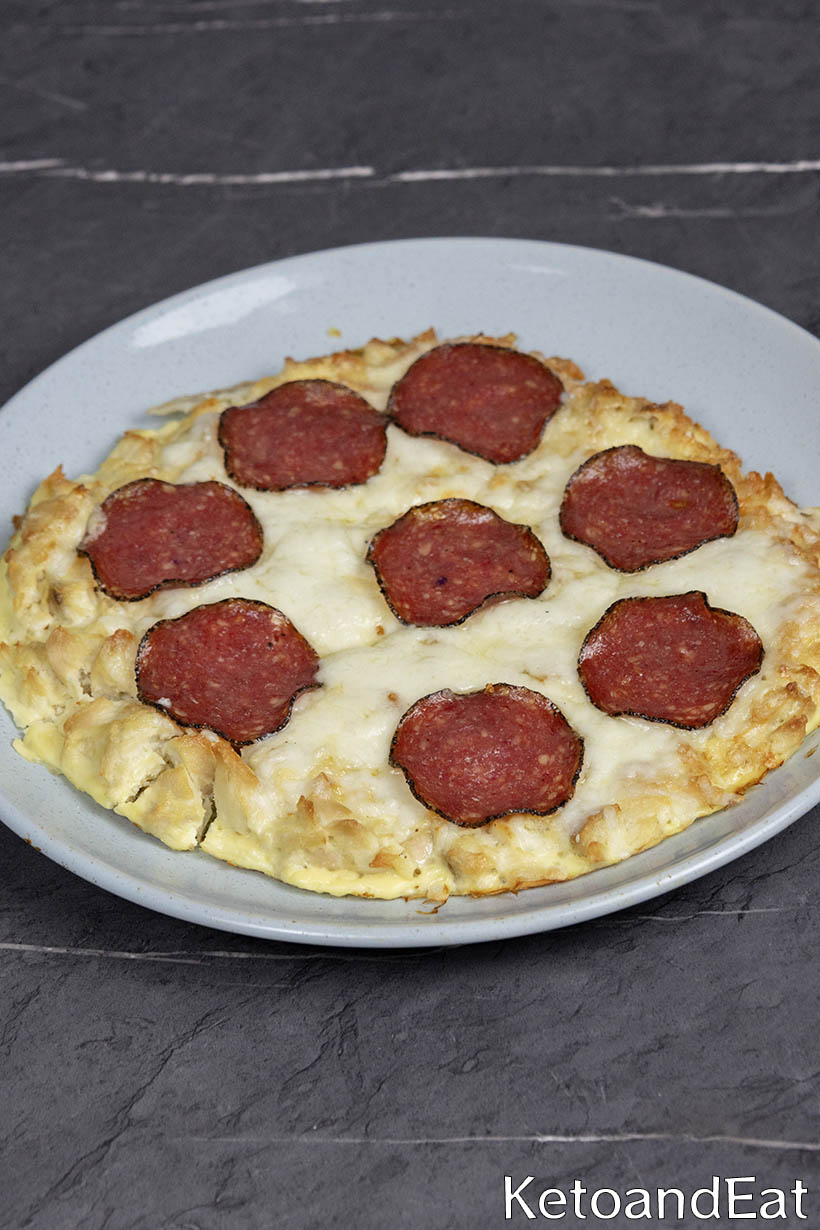Pepperoni Pizza After Baking
