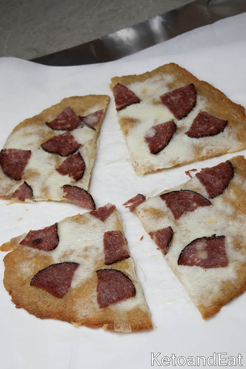 Pork Rind Pizza Crust