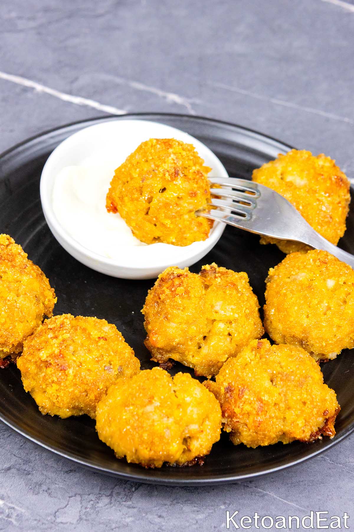 Pork Rind Sausage Balls 