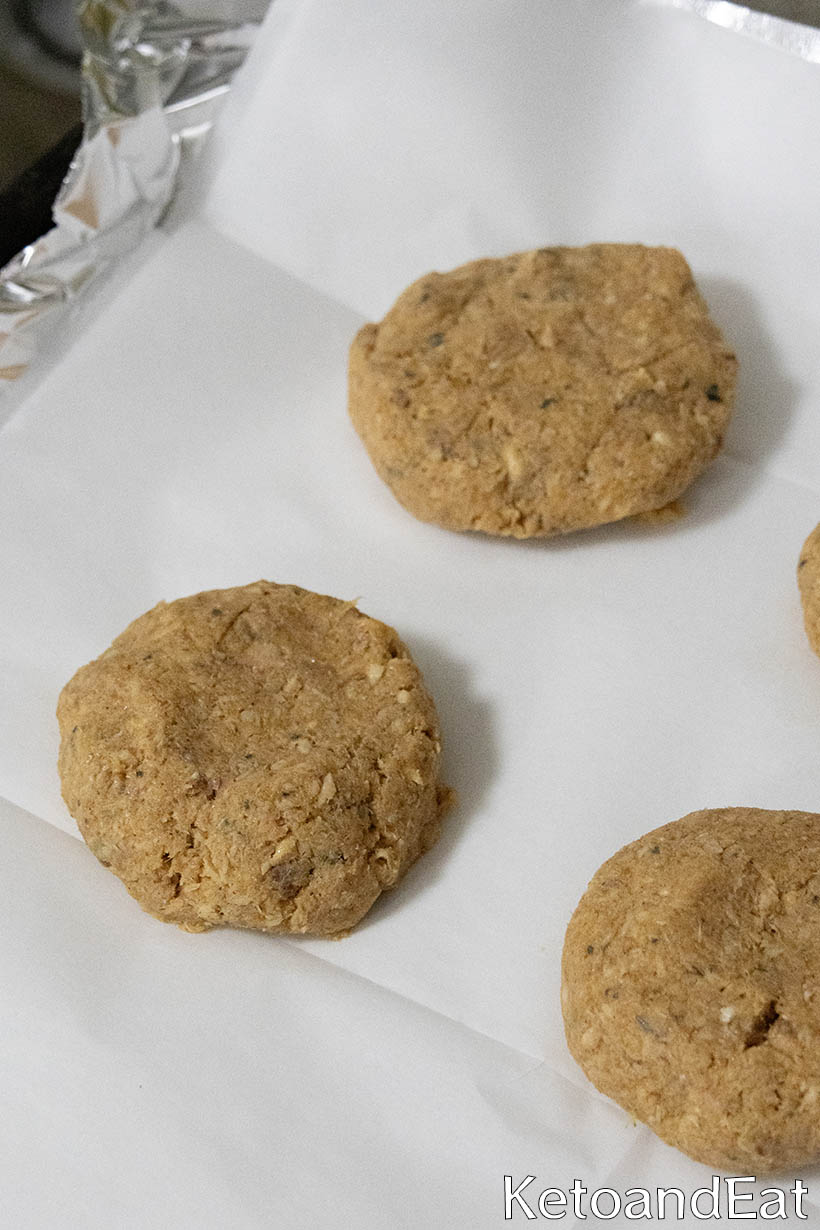 Salmon Patties Before Baking
